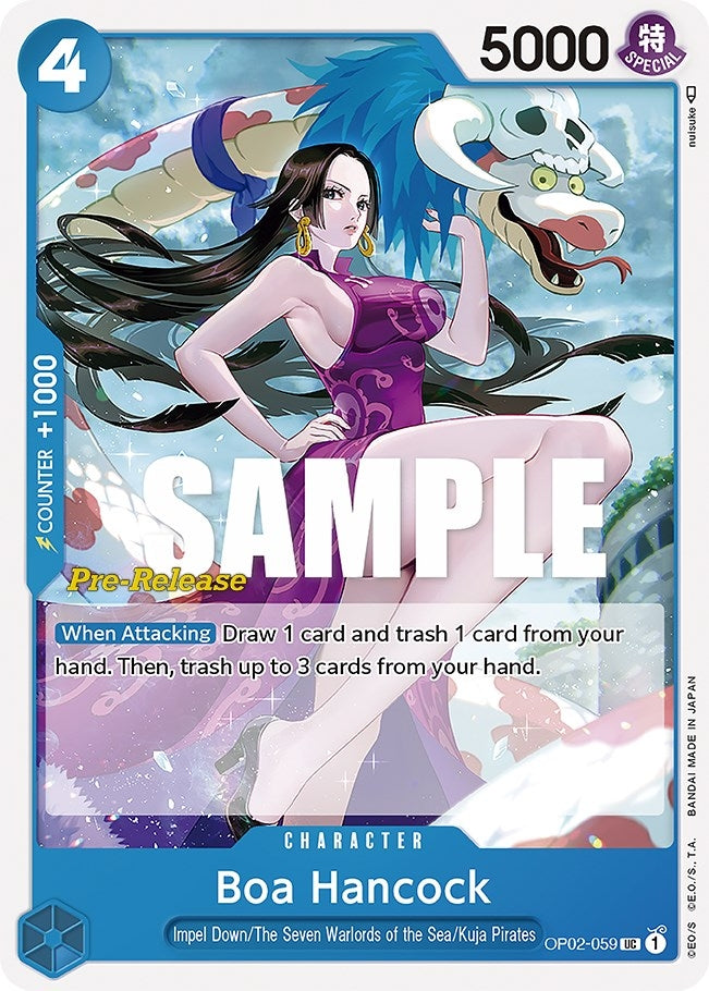 Image for Boa Hancock (OP02-059) (Paramount War Pre-Release Cards) (OP02 PRE) - One Piece Card Game