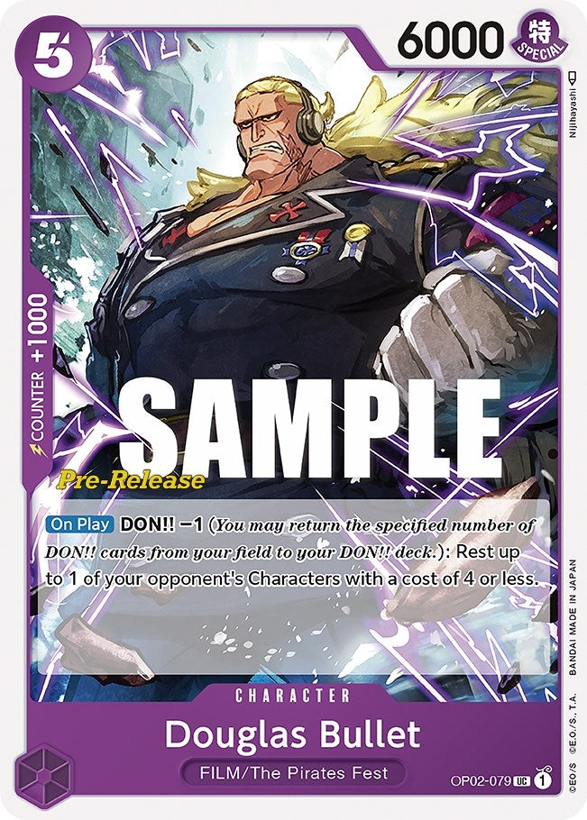 Image for Douglas Bullet (OP02-079) (Paramount War Pre-Release Cards) (OP02 PRE) - One Piece Card Game