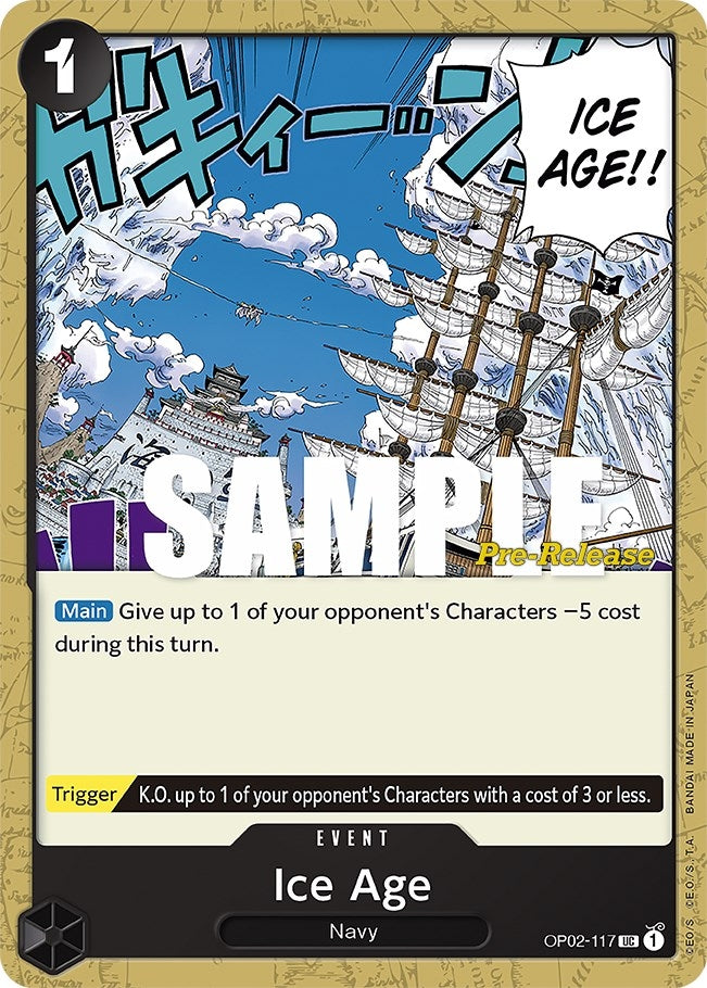 Image for Ice Age (OP02-117) (Paramount War Pre-Release Cards) (OP02 PRE) - One Piece Card Game