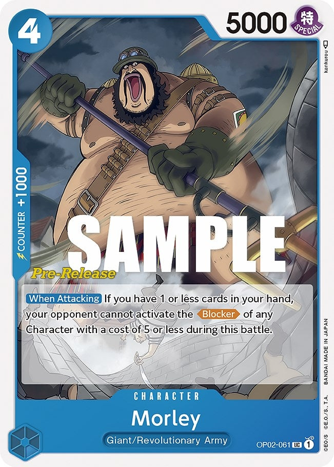 Image for Morley (OP02-061) (Paramount War Pre-Release Cards) (OP02 PRE) - One Piece Card Game