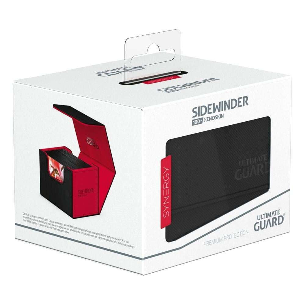 Image for Synergy Sidewinder Xenoskin Deck Case 100+ - Black/Red - Deck Boxes