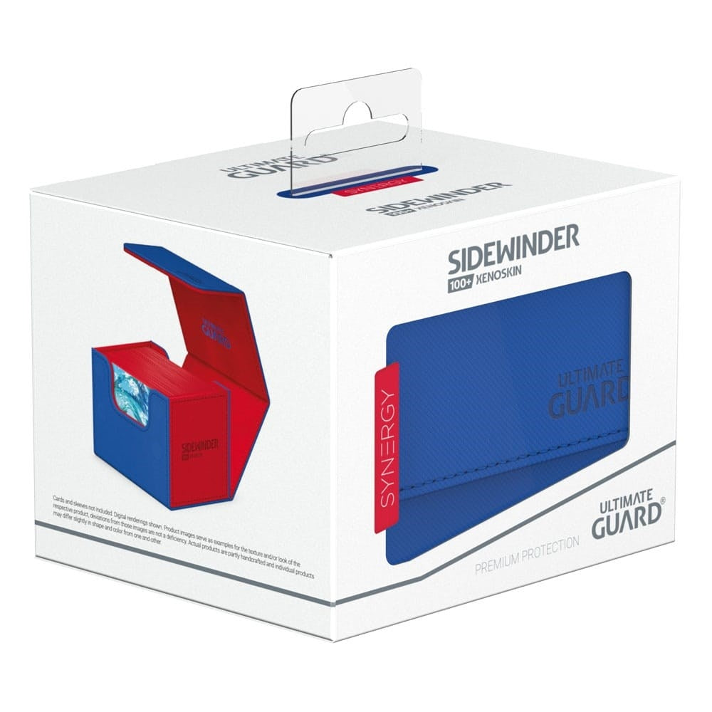 Image for Synergy Sidewinder Xenoskin Deck Case 100+ - Blue/Red - Deck Boxes