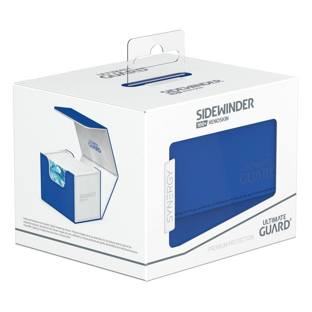 Image for Synergy Sidewinder Xenoskin Deck Case 100+ - Blue/White - Deck Boxes