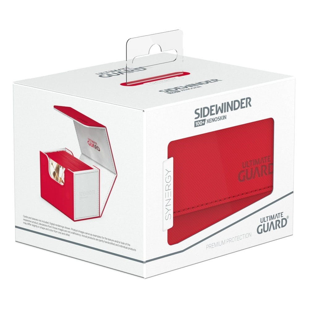 Image for Synergy Sidewinder Xenoskin Deck Case 100+ - Red/White - Deck Boxes