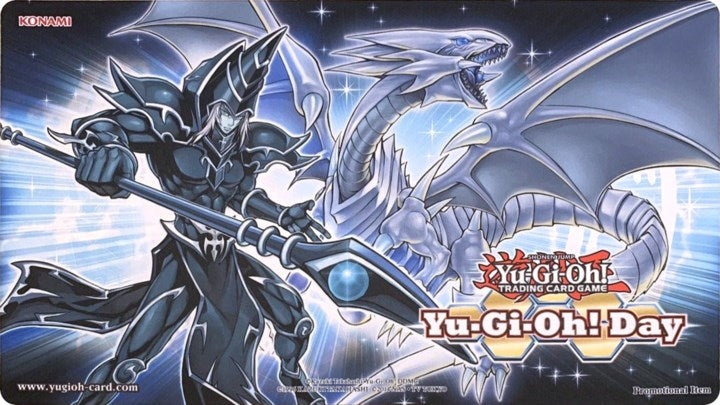 Image for Yu-Gi-Oh! Day Game Mat: Dark Magician and Blue-Eyes White Dragon (2017) - Playmats