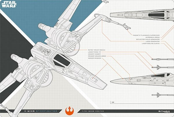 Image for Bushiroad Rubber Mat Collection V2 Vol.576: STAR WARS - X-wing Starfighter - Playmats