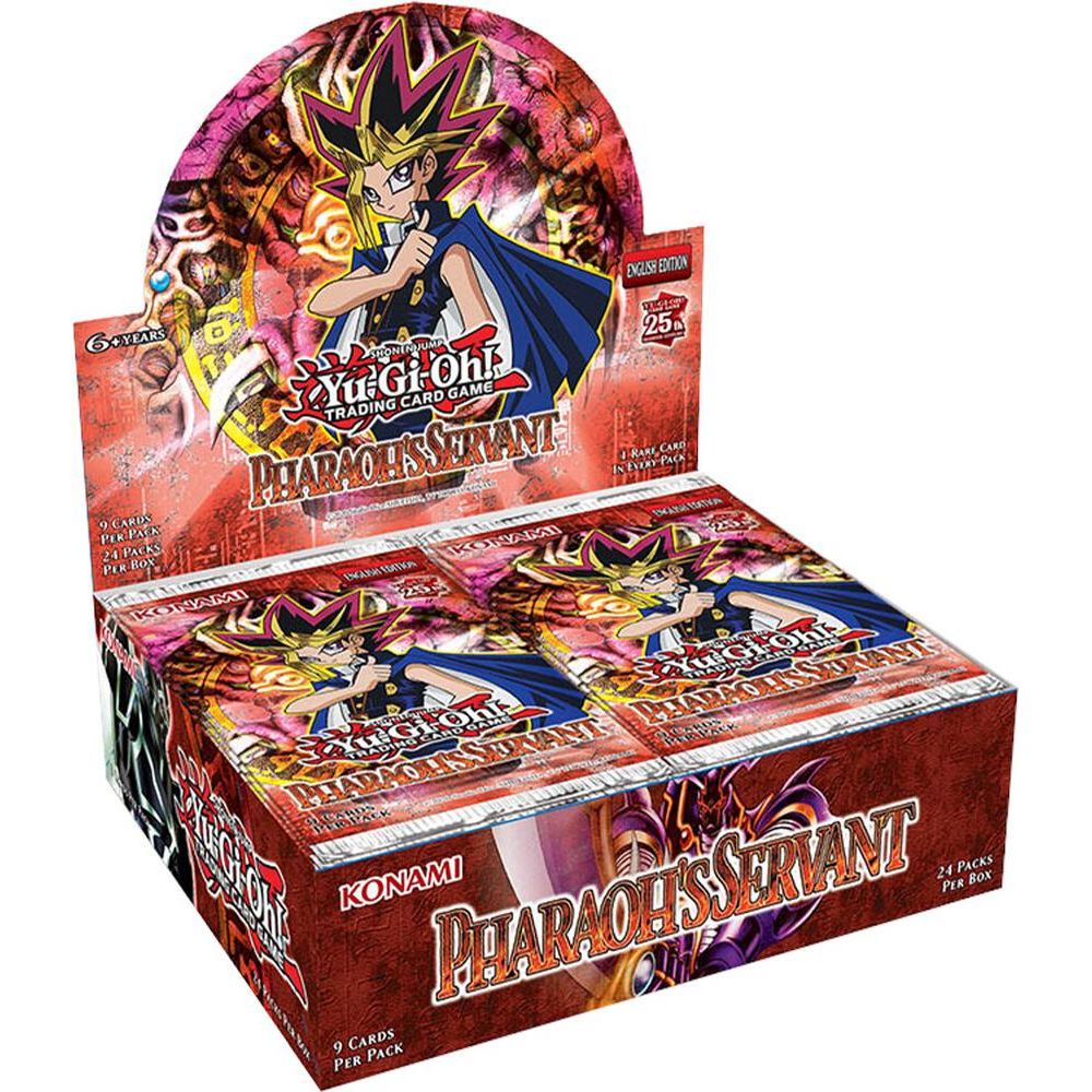 YU-GI-OH! TCG Pharoah's Servant [25th Anniversary] Booster Box - PokeBox USA