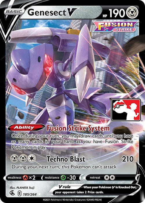 Image for Genesect V (185/264) (Prize Pack Series Cards) - Pokemon