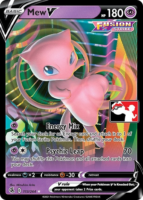 Image for Mew V (113/264) (Prize Pack Series Cards) - Pokemon