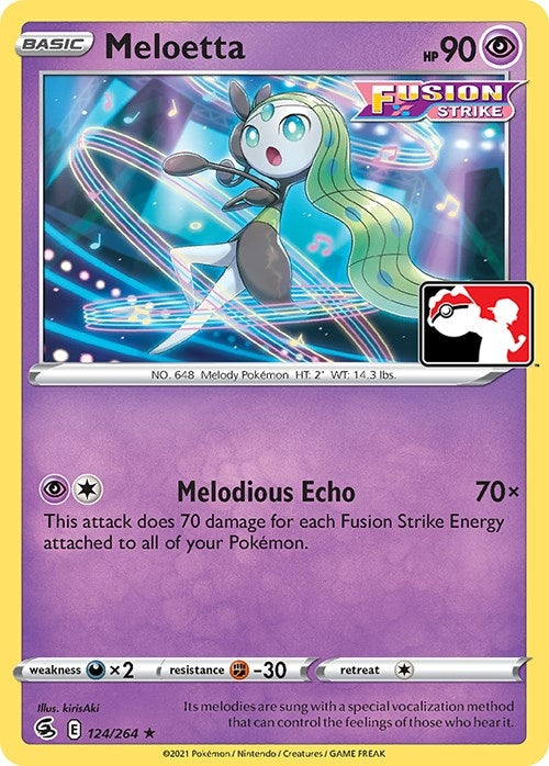 Image for Meloetta (124/264) (Prize Pack Series Cards) - Pokemon