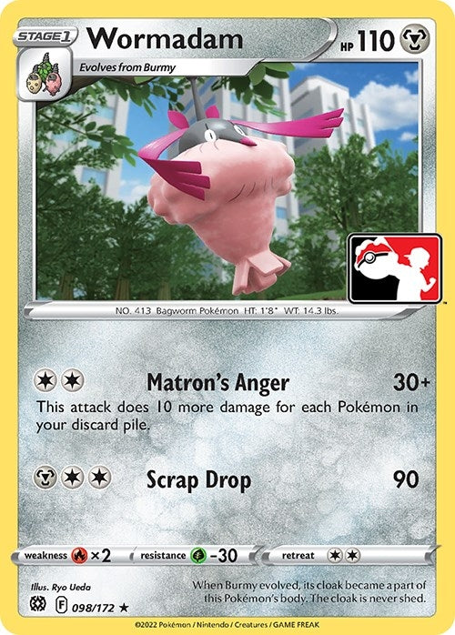 Image for Wormadam (098/172) (Prize Pack Series Cards) - Pokemon