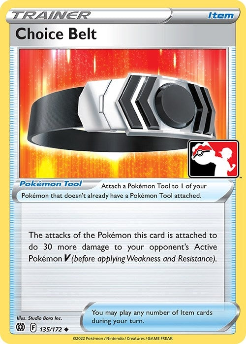 Image for Choice Belt (135/172) (Prize Pack Series Cards) - Pokemon