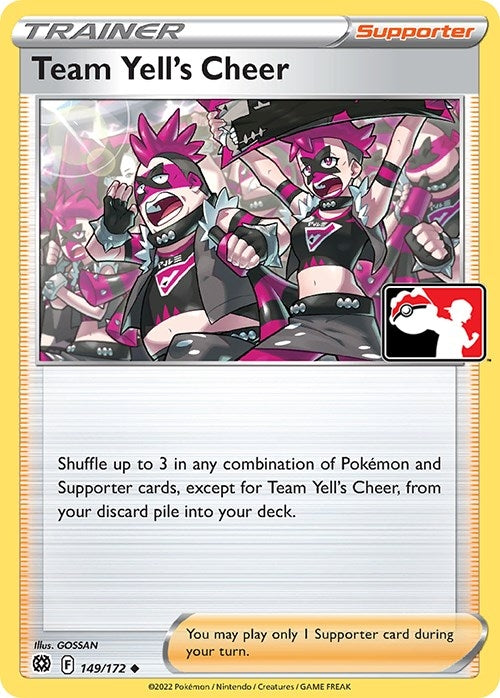 Image for Team Yell's Cheer (149/172) (Prize Pack Series Cards) - Pokemon