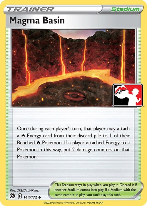 Image for Magma Basin (144/172) (Prize Pack Series Cards) - Pokemon