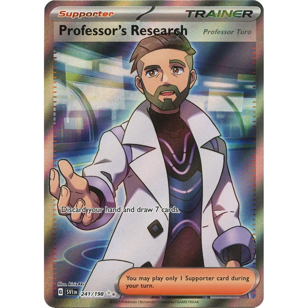 Professor's Research (241/198) (SV01: Scarlet & Violet Base Set) - PokeBox USA