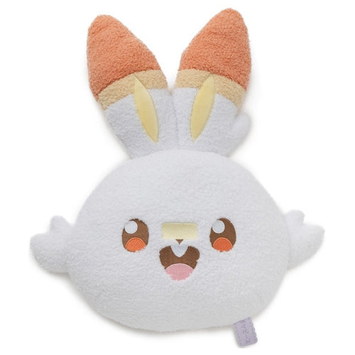 Scorbunny - Poke-Piece stuffed face cushion Pokémon Centre - PokéBox Australia