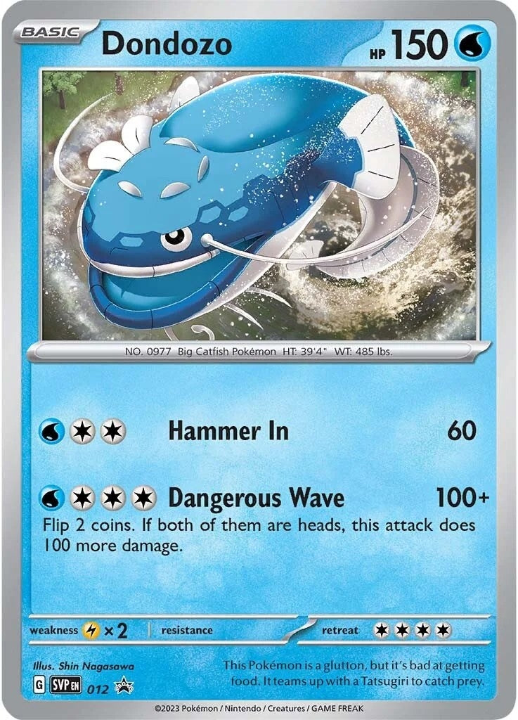 Image for Dondozo - 012 (012) (SV: Scarlet & Violet Promo Cards) (SVP) - Pokemon