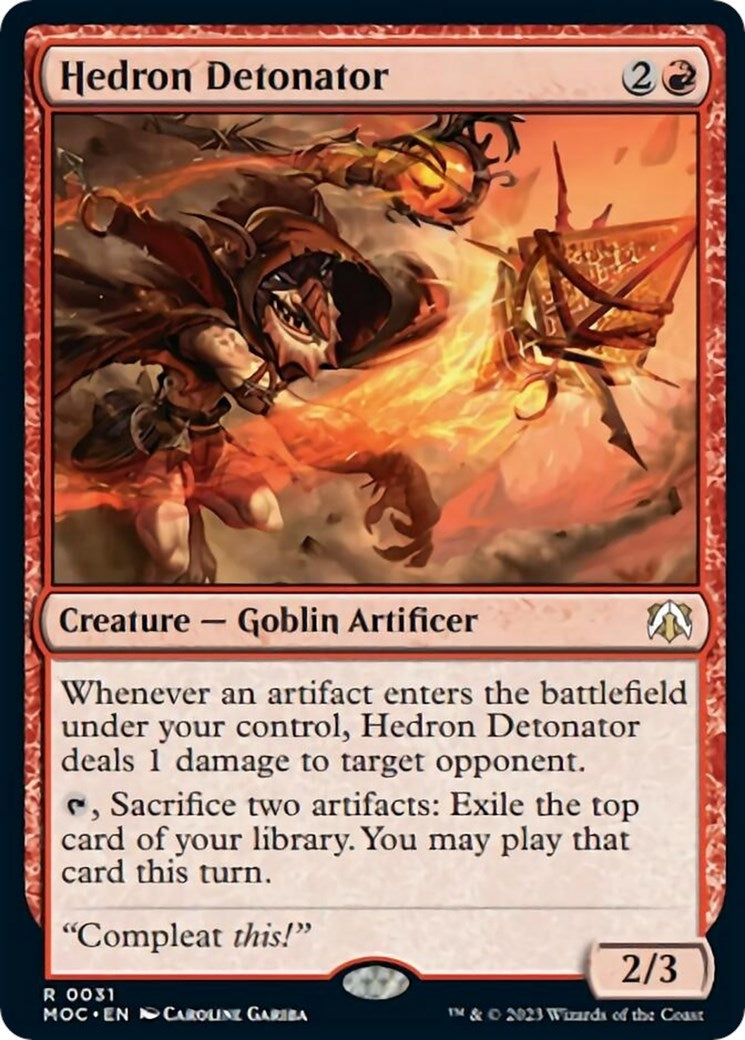 Hedron Detonator (31) (March of the Machine)