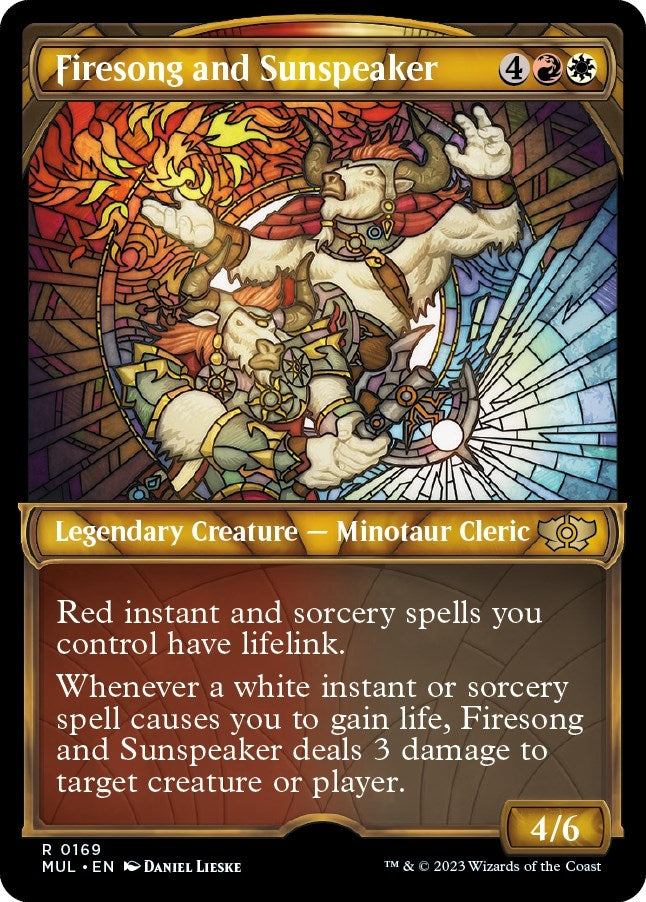 Firesong and Sunspeaker (Halo Foil) (169) (March of the Machine: Multiverse Legends)