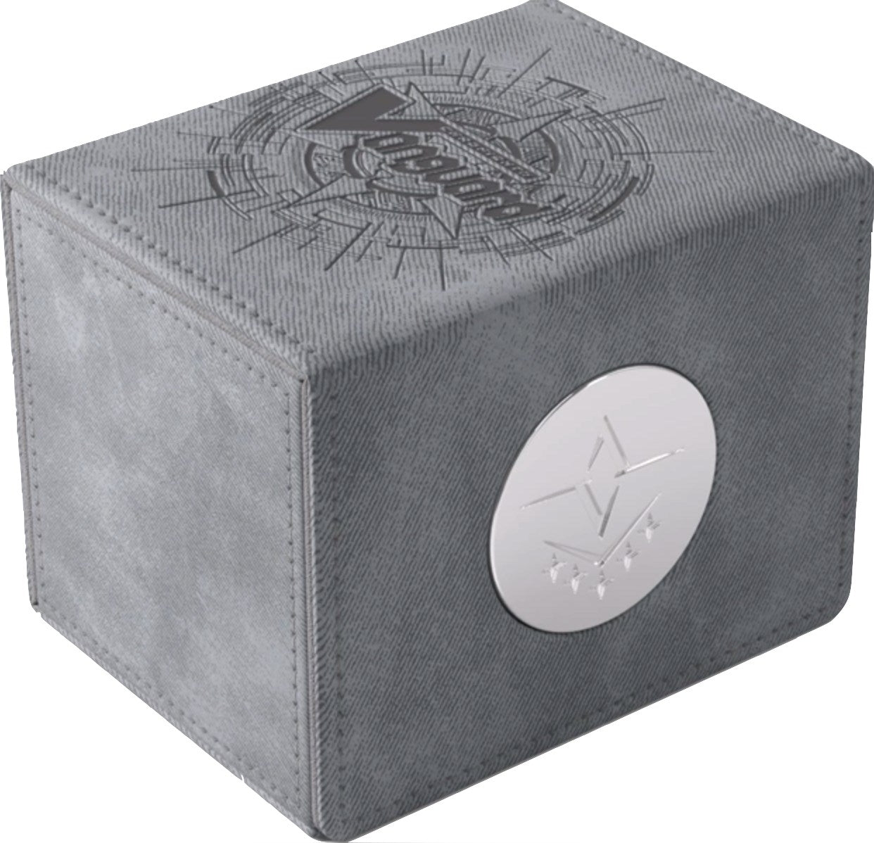 Image for Gamegenic Cardfight!! Vanguard Nation's Vault Premium Deck Box — Brandt Gate Gray - Deck Boxes