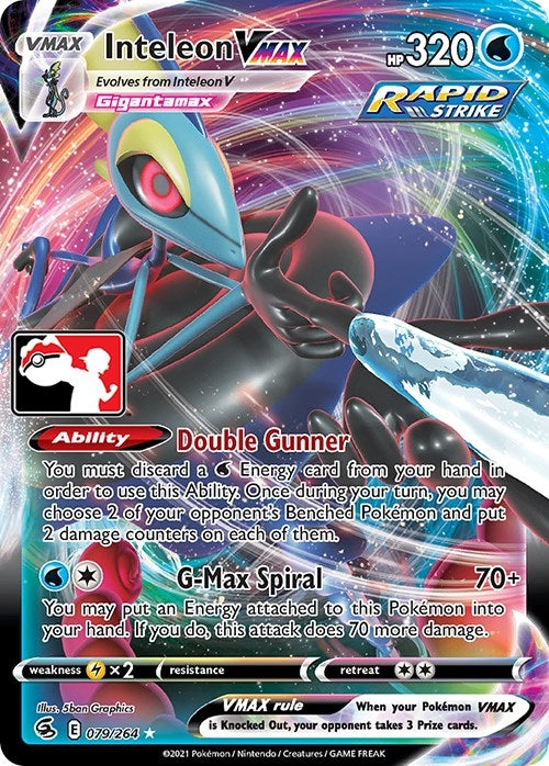 Image for Inteleon VMAX (079/264) (Prize Pack Series Cards) - Pokemon