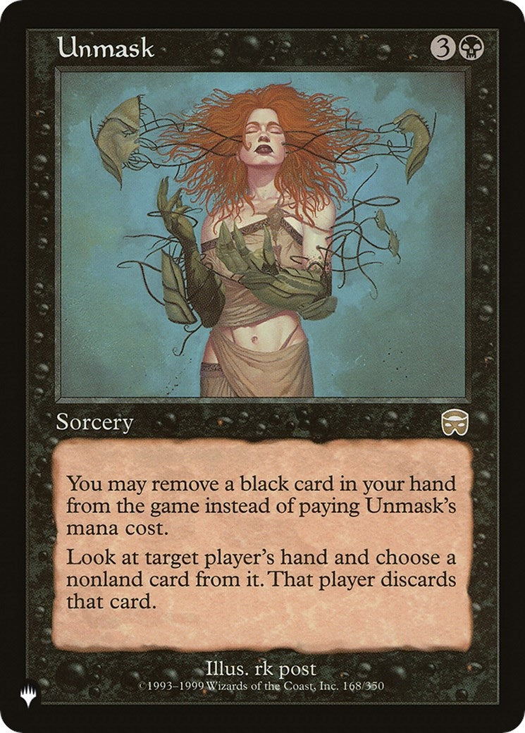 Unmask (168/350) (The List Reprints)
