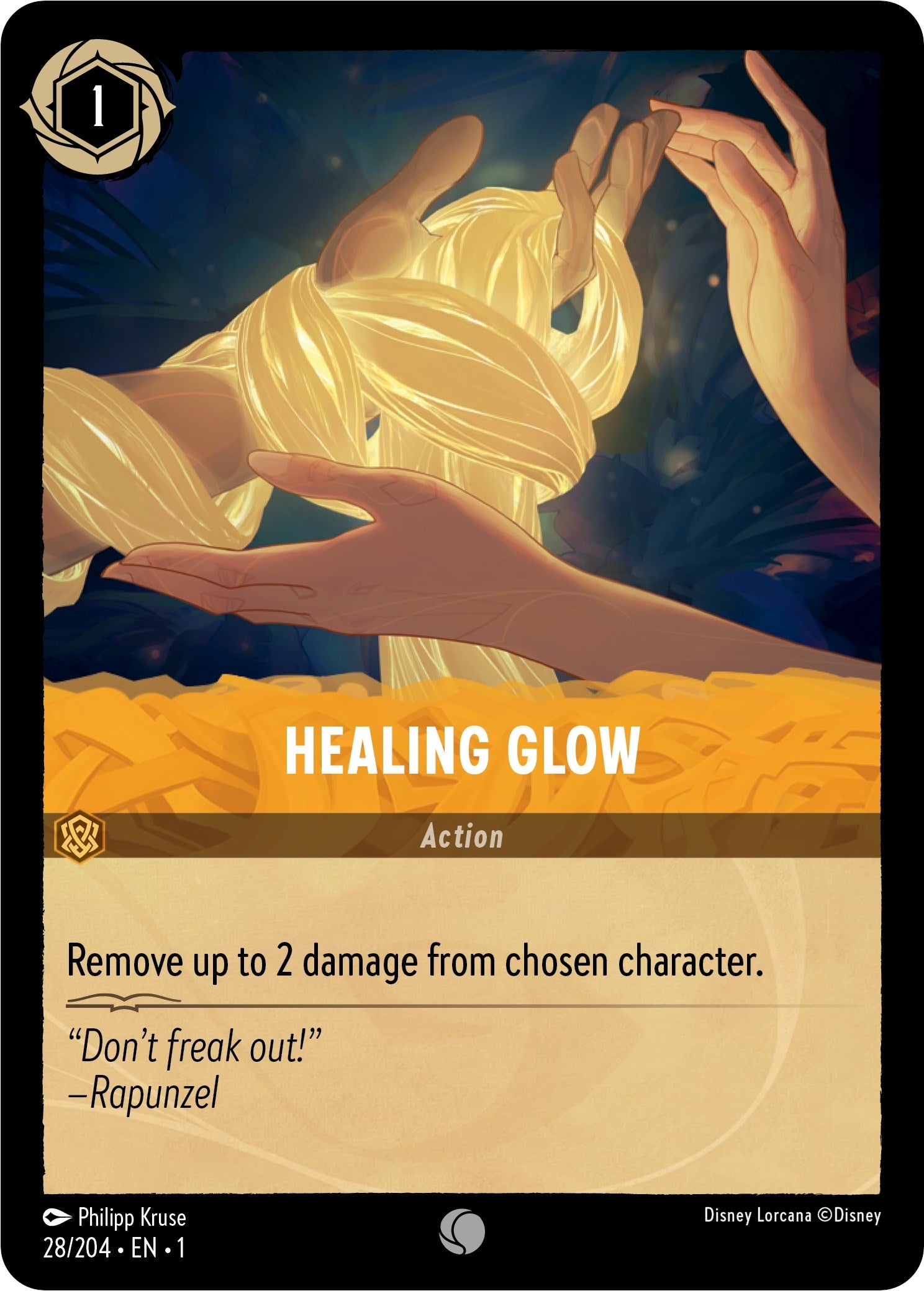 Image for Healing Glow (28/204) (The First Chapter) (1) - Disney Lorcana