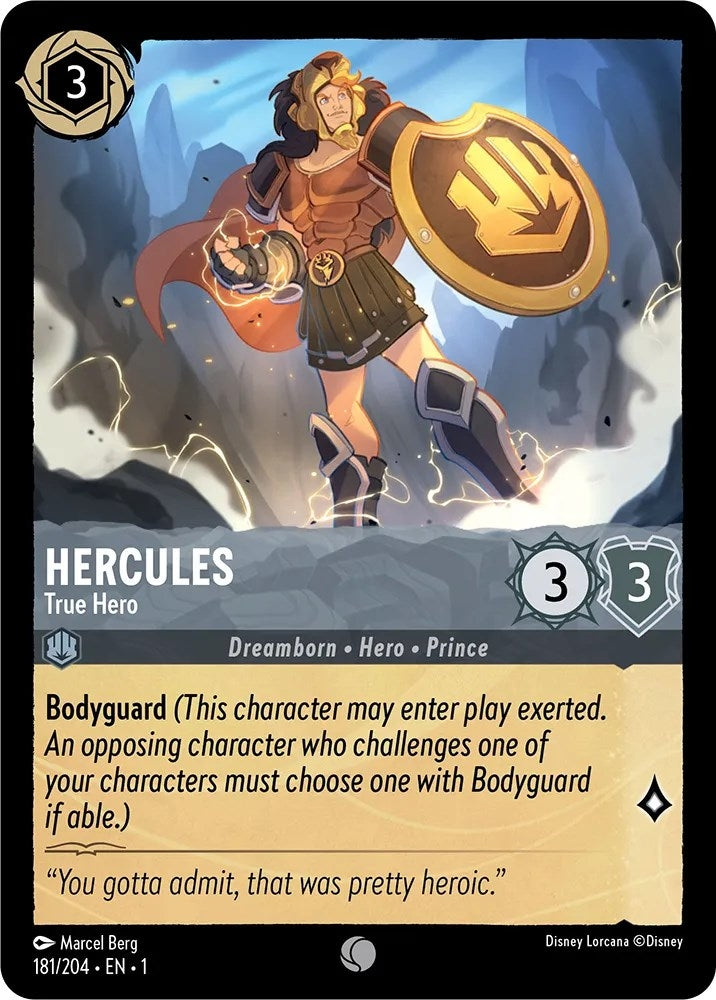 Image for Hercules - True Hero (181/204) (The First Chapter) (1) - Disney Lorcana