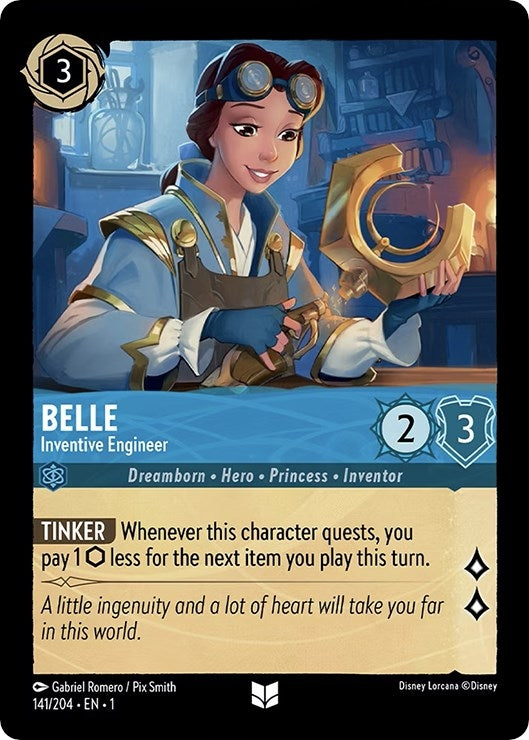 Image for Belle - Inventive Engineer (141/204) (The First Chapter) (1) - Disney Lorcana