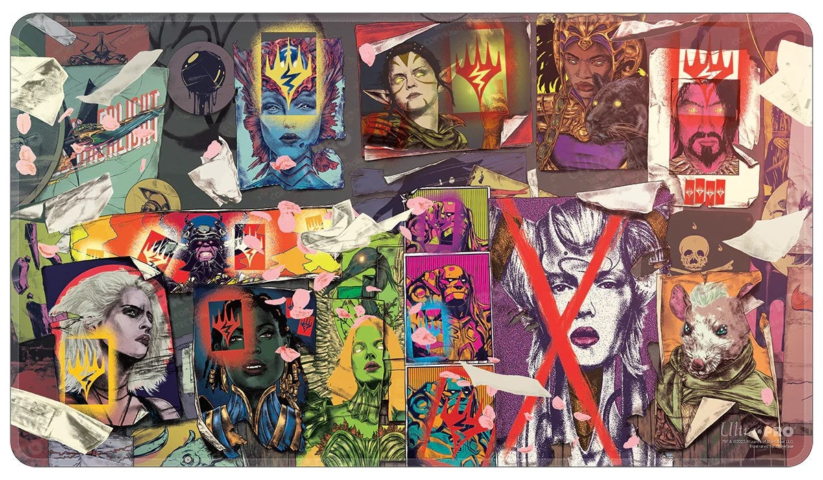 Image for March of the Machine "Boneface" Art Standard Gaming Playmat for Magic: The Gathering - Playmats
