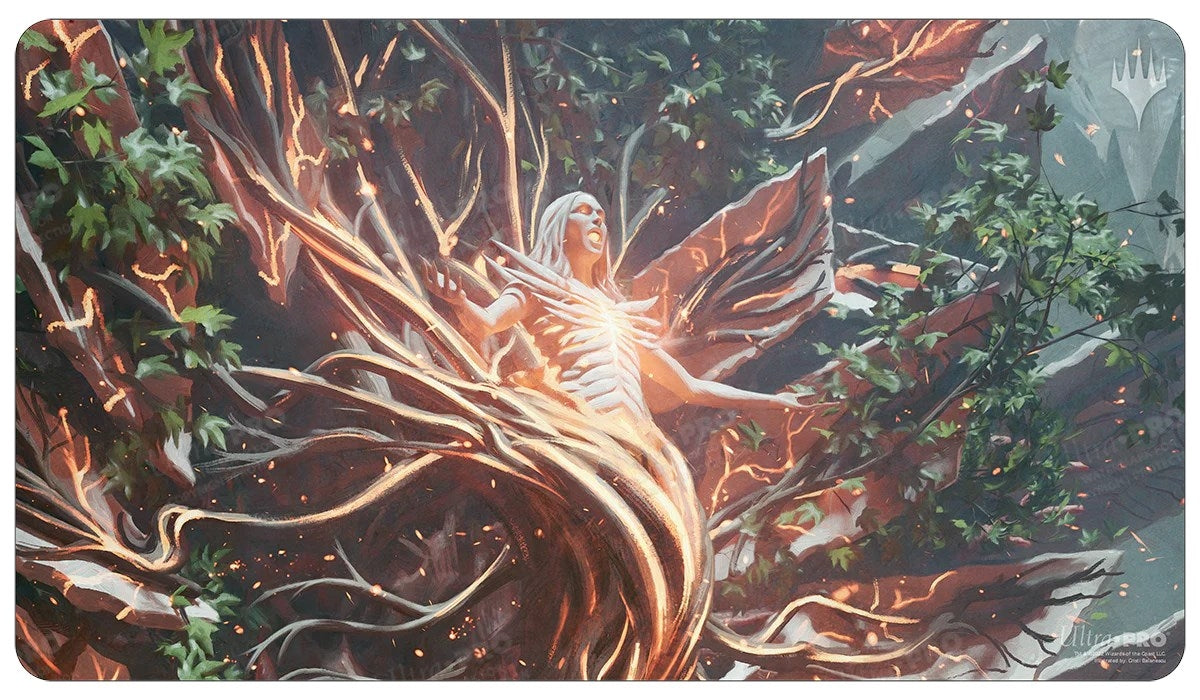 Image for March of the Machine Wrenn and Realmbreaker Standard Gaming Playmat for Magic: The Gathering - Playmats