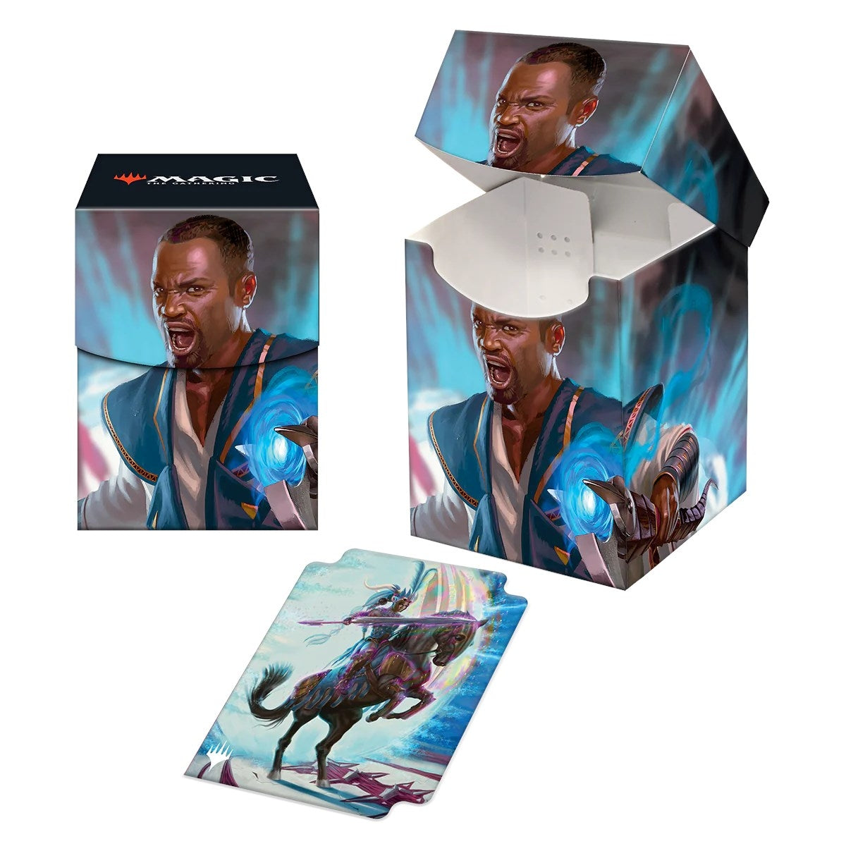 Image for March of the Machine Teferi Akosa of Zhalfir 100+ Deck Box for Magic: The Gathering - Deck Boxes