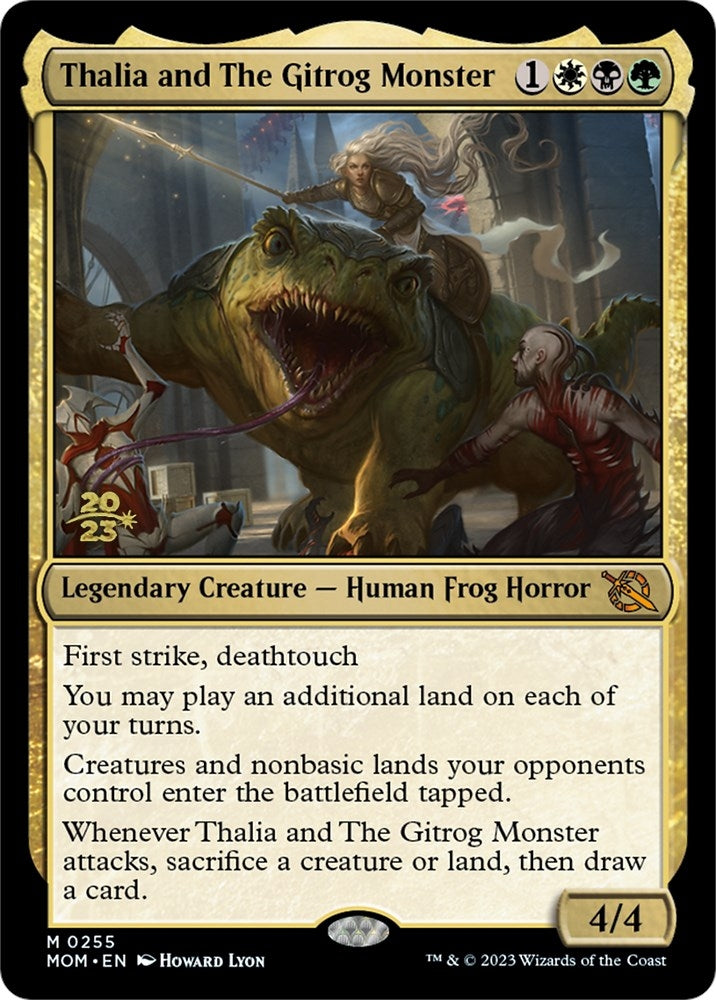 Thalia and The Gitrog Monster (255) (Prerelease Cards)