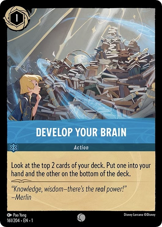 Image for Develop Your Brain (161/204) (The First Chapter) (1) - Disney Lorcana