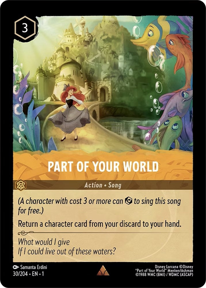 Image for Part of Your World (30/204) (The First Chapter) (1) - Disney Lorcana
