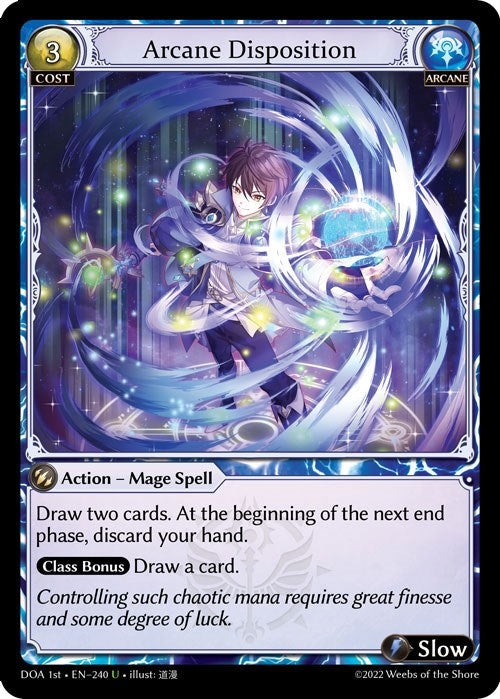Image for Arcane Disposition (240) (Dawn of Ashes 1st Edition) (DOA 1st) - Grand Archive TCG