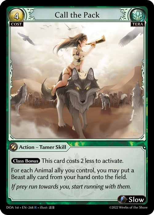 Image for Call the Pack (268) (Dawn of Ashes 1st Edition) (DOA 1st) - Grand Archive TCG
