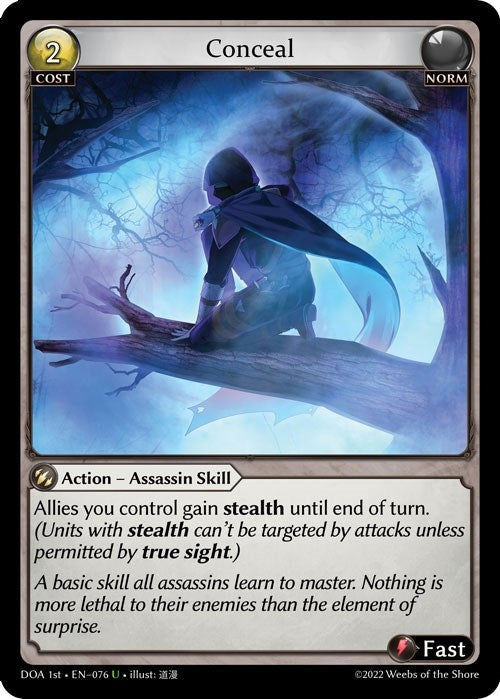 Image for Conceal (076) (Dawn of Ashes 1st Edition) (DOA 1st) - Grand Archive TCG