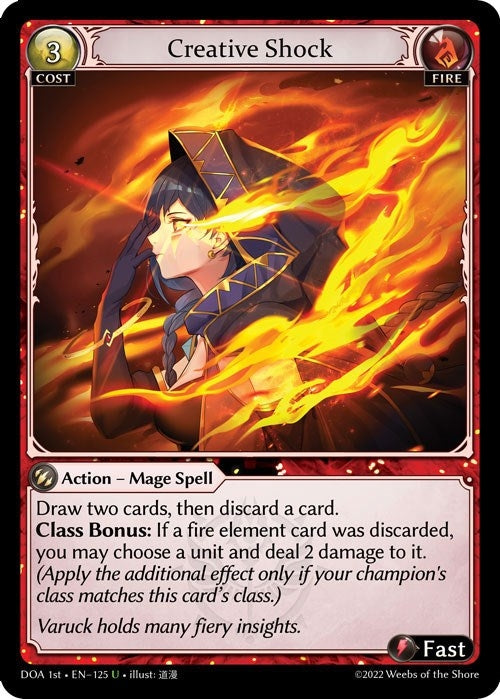 Image for Creative Shock (125) (Dawn of Ashes 1st Edition) (DOA 1st) - Grand Archive TCG