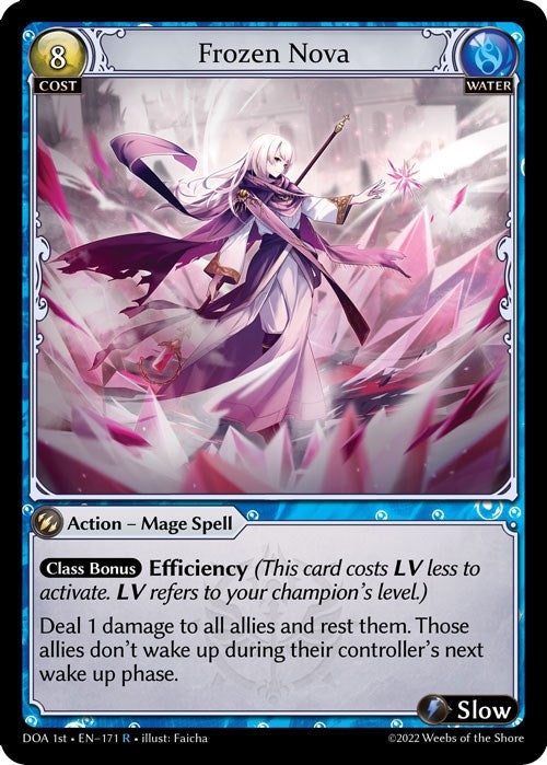 Image for Frozen Nova (171) (Dawn of Ashes 1st Edition) (DOA 1st) - Grand Archive TCG