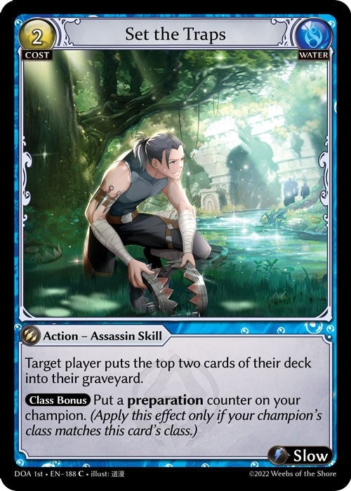 Image for Set the Traps (188) (Dawn of Ashes 1st Edition) (DOA 1st) - Grand Archive TCG