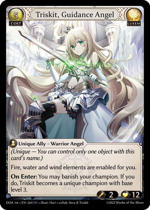 Image for Triskit, Guidance Angel (264) (Dawn of Ashes 1st Edition) (DOA 1st) - Grand Archive TCG