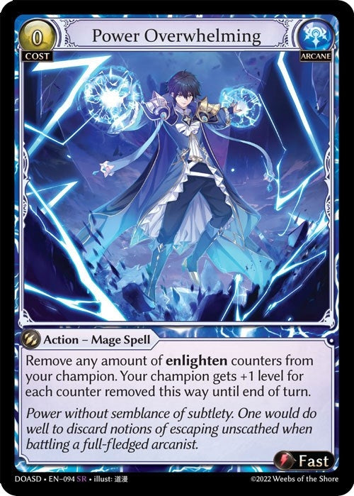 Image for Power Overwhelming (094) (Dawn of Ashes Starter Decks) (DOASD) - Grand Archive TCG