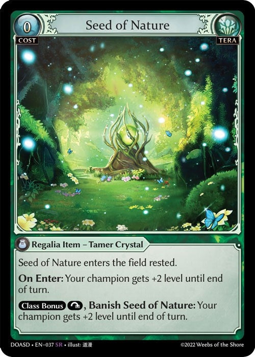 Image for Seed of Nature (037) (Dawn of Ashes Starter Decks) (DOASD) - Grand Archive TCG