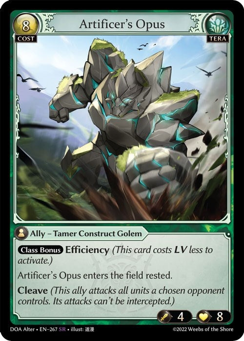 Image for Artificer's Opus (267) (Dawn of Ashes Alter Edition) (DOA Alter) - Grand Archive TCG