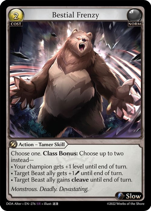 Bestial Frenzy (276) (Dawn of Ashes Alter Edition)