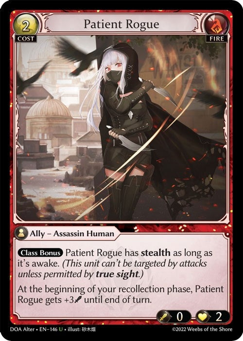 Image for Patient Rogue (146) (Dawn of Ashes Alter Edition) (DOA Alter) - Grand Archive TCG