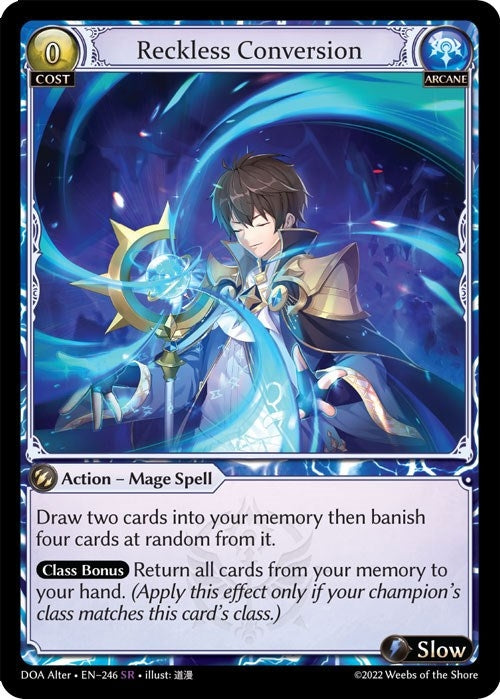 Image for Reckless Conversion (246) (Dawn of Ashes Alter Edition) (DOA Alter) - Grand Archive TCG