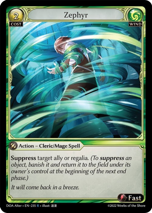 Zephyr (235) (Dawn of Ashes Alter Edition)