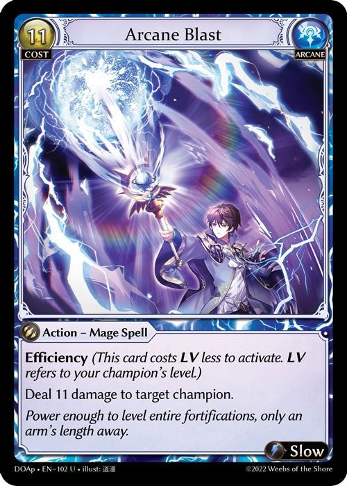 Image for Arcane Blast (102) (Dawn of Ashes Prelude) (DOAp) - Grand Archive TCG